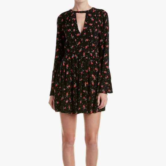 Free People Floral Dress Size 4 - Picture 7 of 8